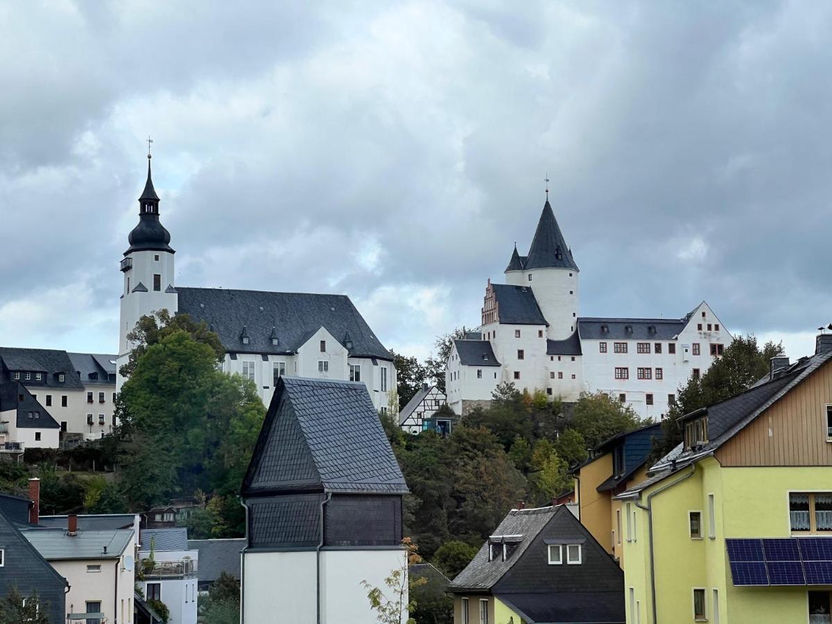 Ferienwohnung Schlossblick Im Herzen Der Stadt Schwarzenberg (Saxony) Exterior foto